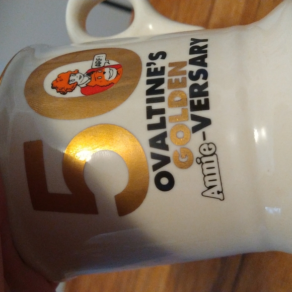 Vintage Ovaltine’s Golden Annie-Versary Mug - Picture 2 of 6